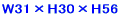 W30�~W26.5�~H56 