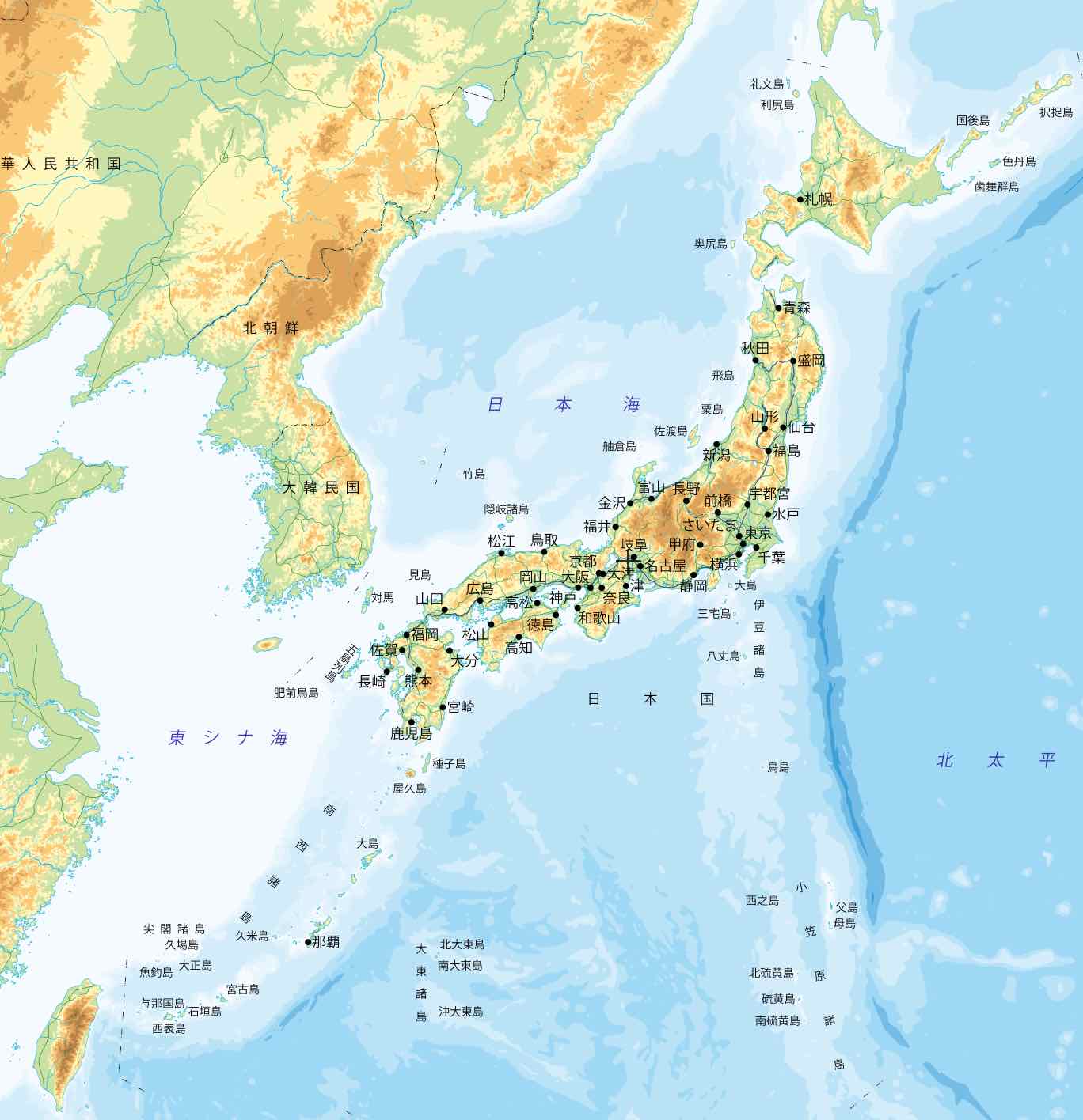 日本地図