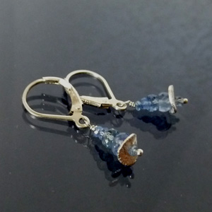 シルバー925サファイアピアス