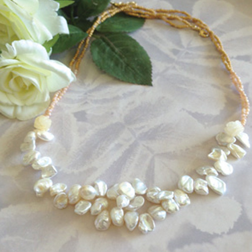 淡水パールネックレス