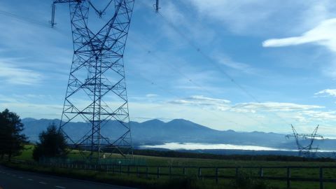 蓼科第二牧場（雨境峠） にて