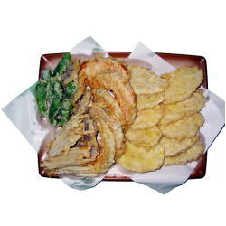 野菜天ぷら盛皿