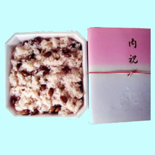 ４月新入学祝い　赤飯重