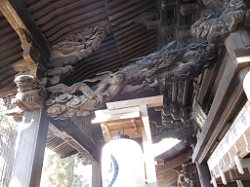 手長神社拝殿彫刻